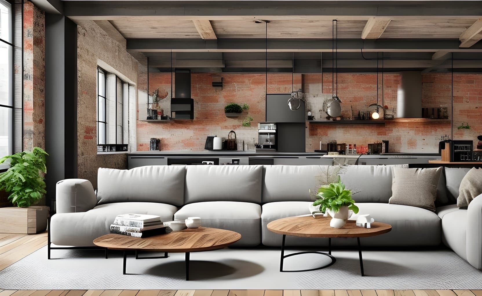 Beispiel Bild von Homestaging mit einer KI