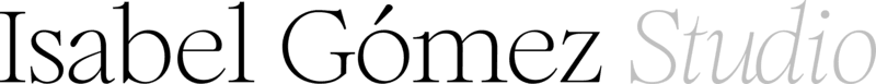 Isabel Gomez Studio | Brussels - Bruxelles