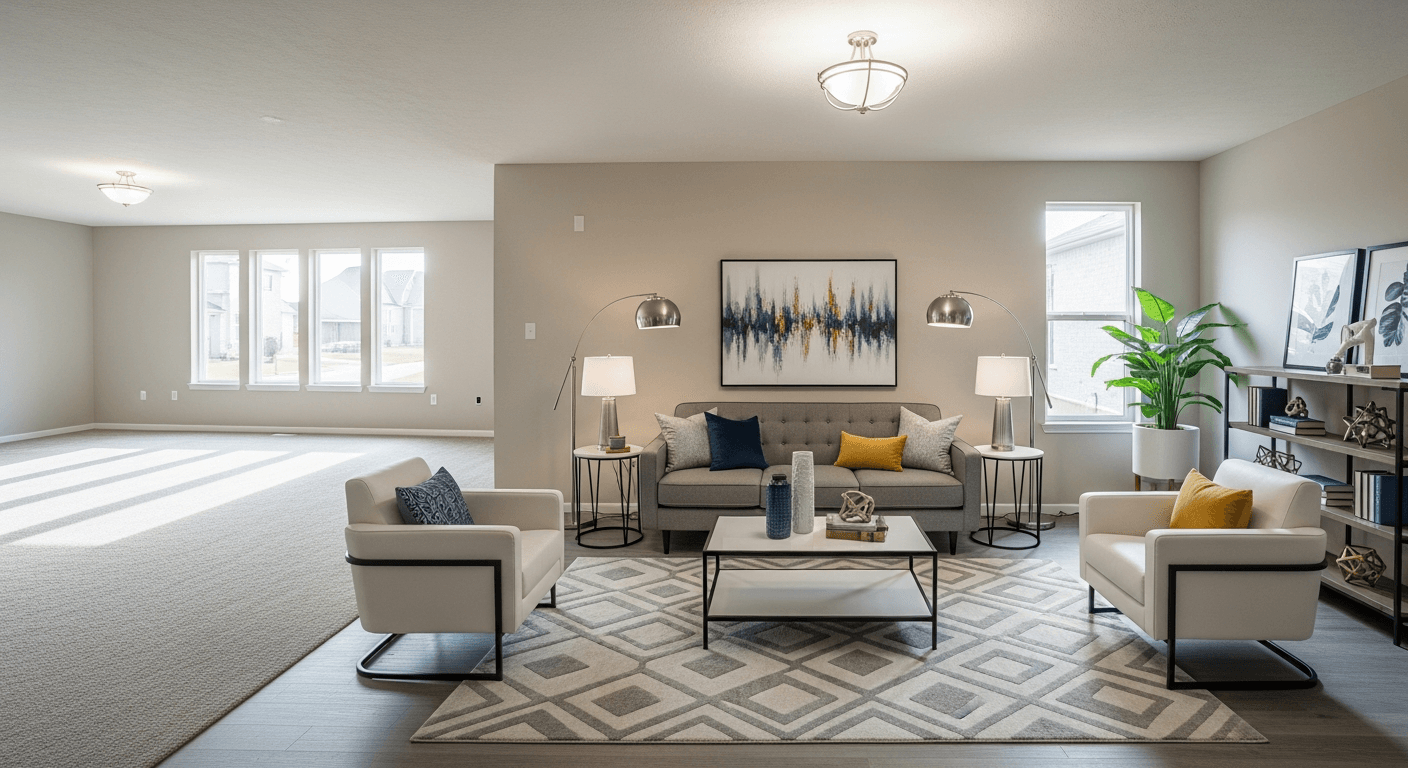 Kuchnia: przed vs po wirtualnym stagingu