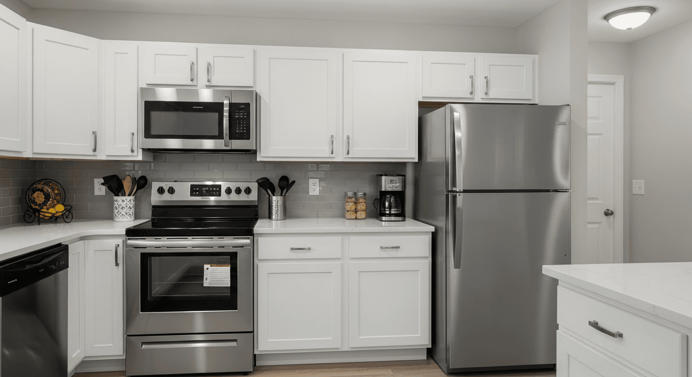 Rénovation de cuisine moderne présentant un ROI élevé avant la vente de la maison