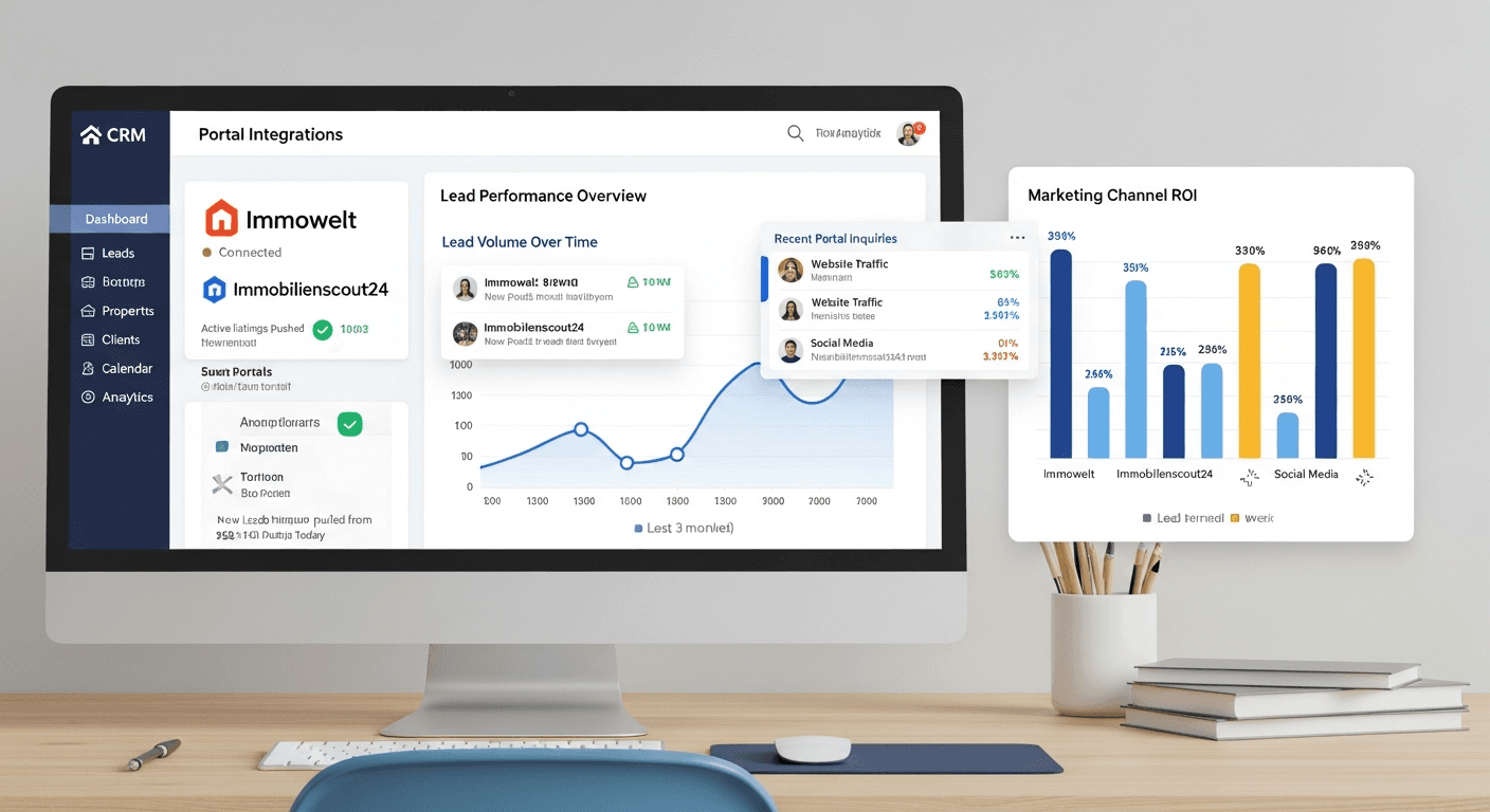 Integracja CRM dla pośredników i portali nieruchomości do zarządzania leadami