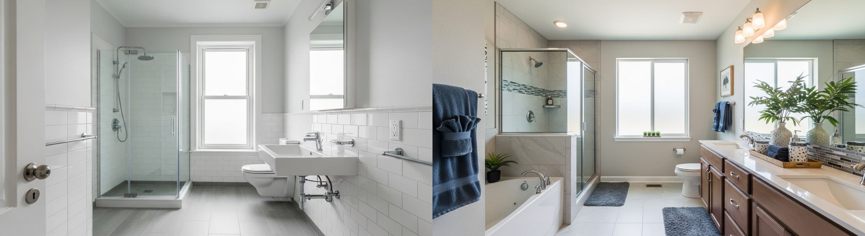 łazienka: przed vs po wirtualnym stagingu