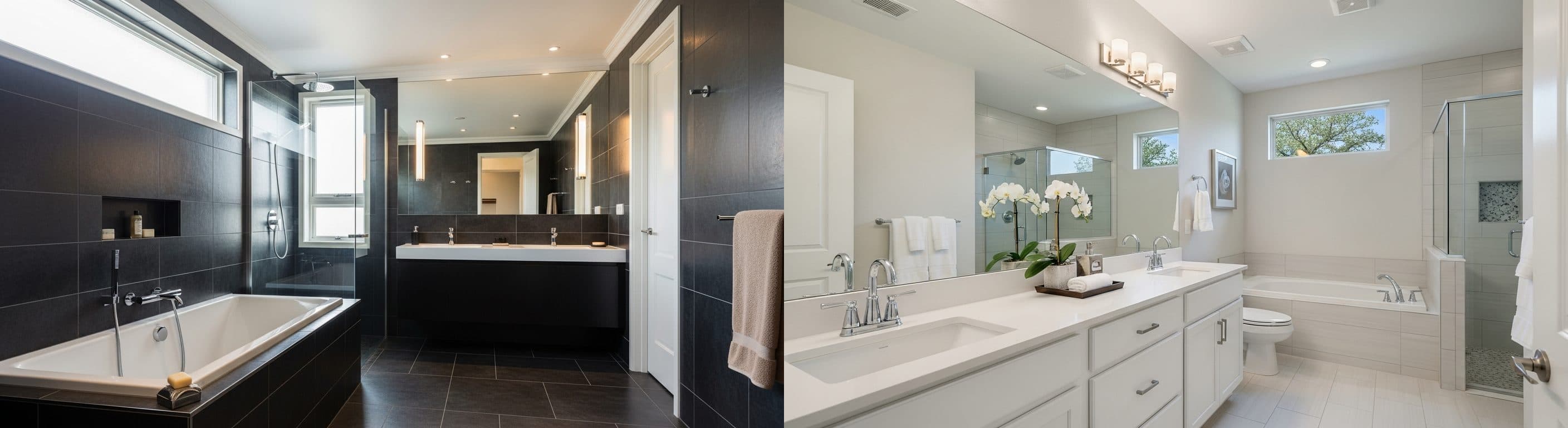 badkamer: voor vs na virtuele woningpresentatie