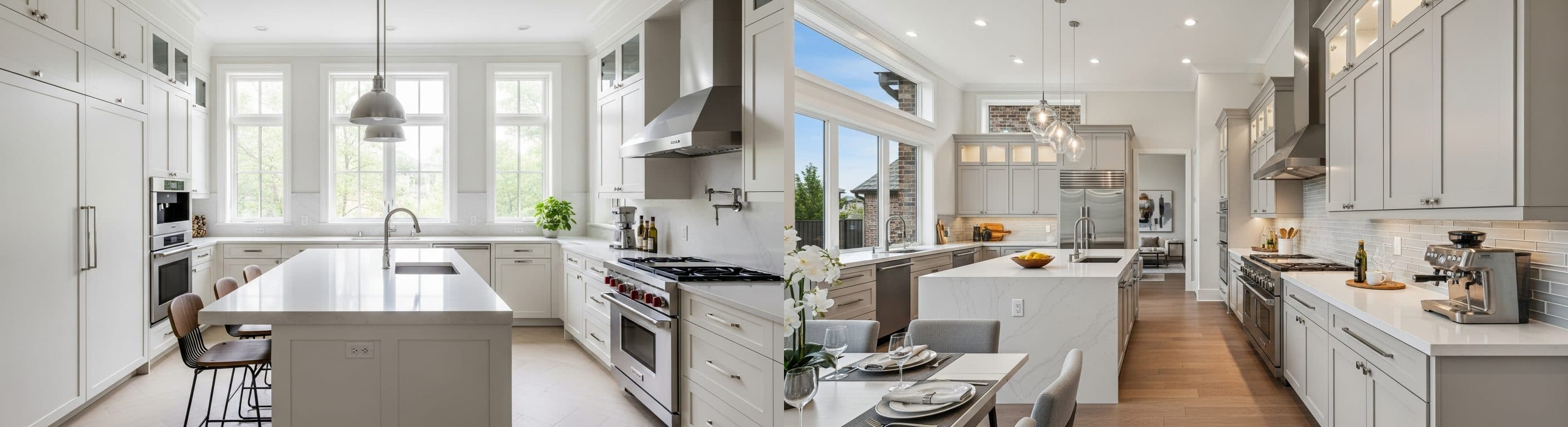 Cozinha: antes vs depois do staging virtual